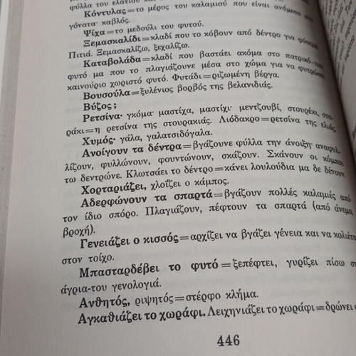 Synonyms and Related Words of the Greek Language Volume B used
