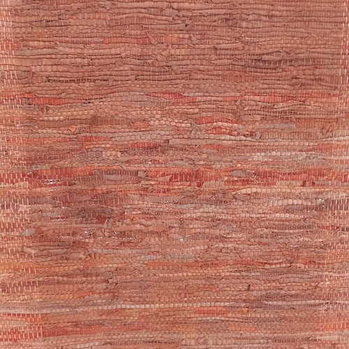 Leather rug brown color 1.40×64 like new