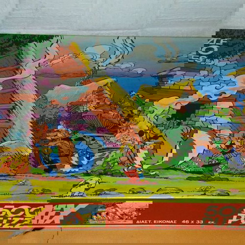 puzzle Asterix σπάνιο παζλ αστεριξ κ οβελιξ