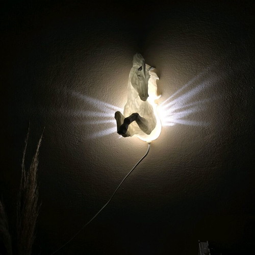3d printed Pegasus Lamp