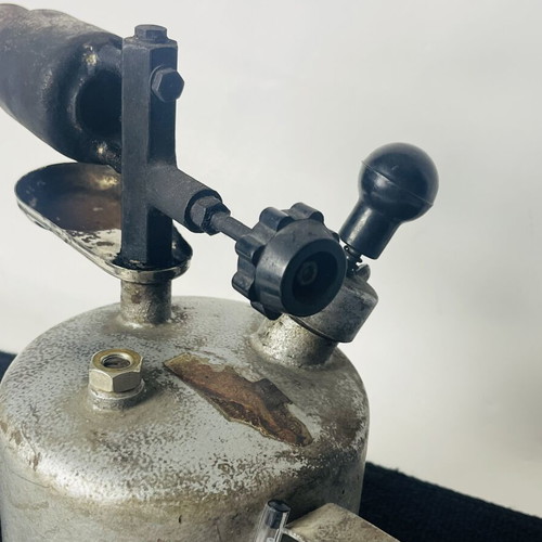 Vintage Industrial Blowtorch Soviet-Style collectible, used