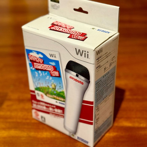 Wii Karaoke JOYSOUND with USB Microphone boxed complete, like new