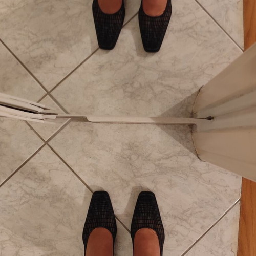 Broccoli vintage mesh heels size 38, black and brown