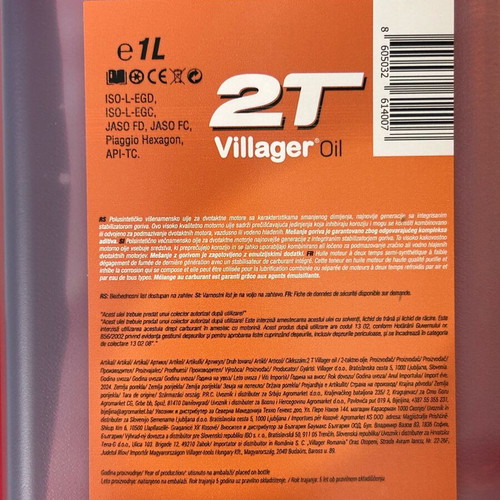 Villager 2T 1L two-stroke engine oil sealed, new