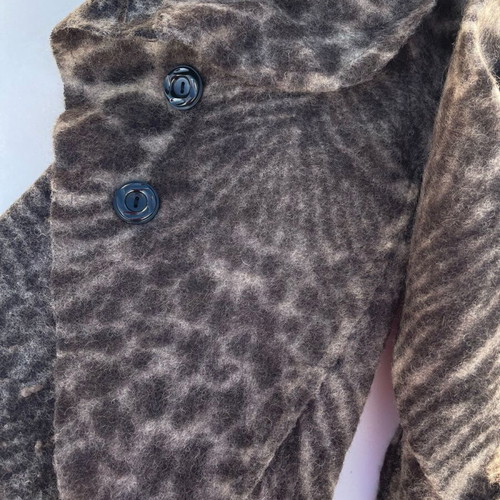 Women's outerwear with leopard pattern like new, One Size