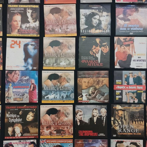 DVD movies like new with subtitles, collection of 350+