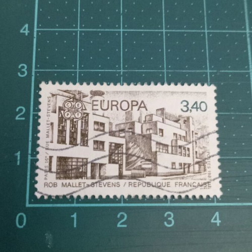 France Europa 1987 stamps modern architecture like new