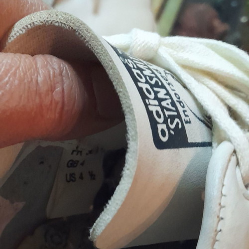 Adidas Stan Smith sneakers used, genuine leather, size 36.5-37