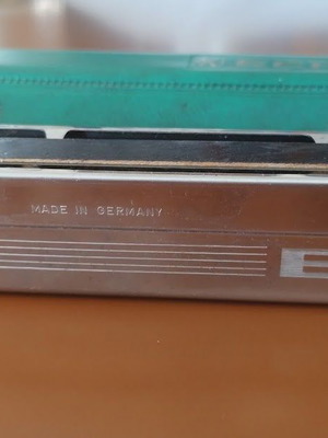 M. Hohner Echo 2409 Harmonica used, Key of G with Case