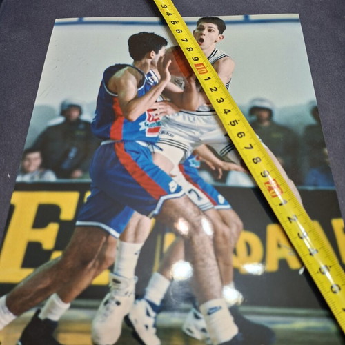 Basketball photo used, authentic, 19×24.5 cm