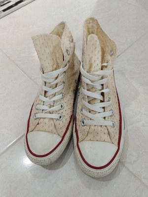 Γυναικεία παπούτσια Converse Allstar αθλητικά μεταχειρισμένα, μπεζ, νούμερο 38