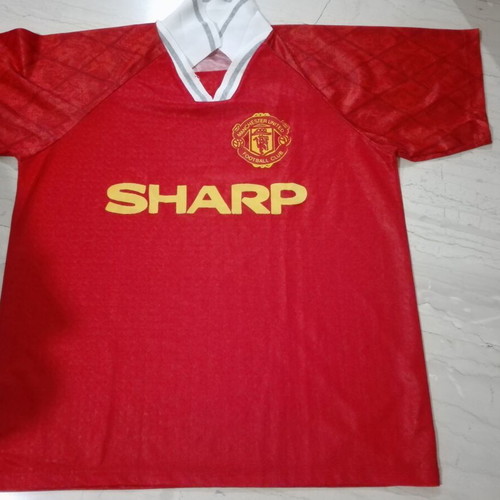 Manchester United vintage sports T-shirt used official replica XXL