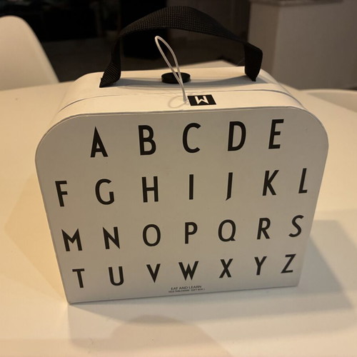 Kids Toy Suitcase made from carton with design letters