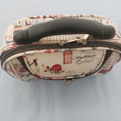 Hard travel toiletry bag