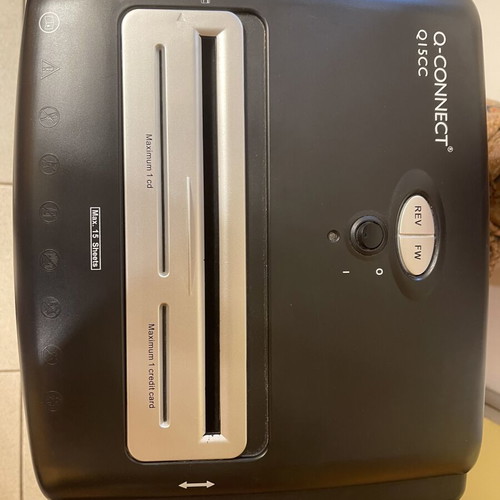 Document shredder for paper, CD and cards