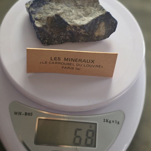 Lapis Lazuli raw from Chile used, museum piece