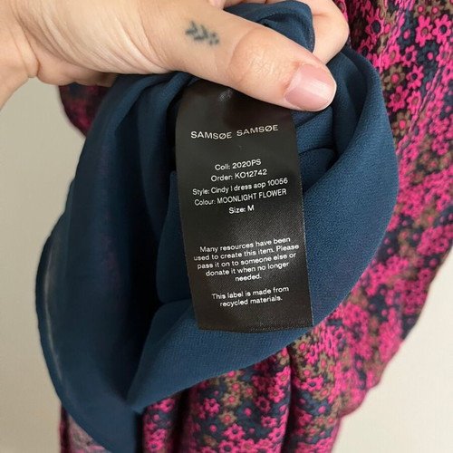 Samsoe Samsoe Floral Maxi Dress like new, multicolor