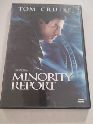Minority Report DVD like new, sci-fi action thriller with Tom Cruise