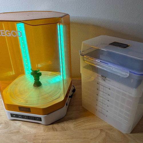Elegoo Saturn 4 Ultra 16K 3D Printer like new with Wash & Cure Station and Resin