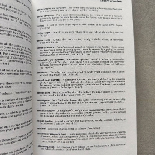 Dictionary of Mathematics like new