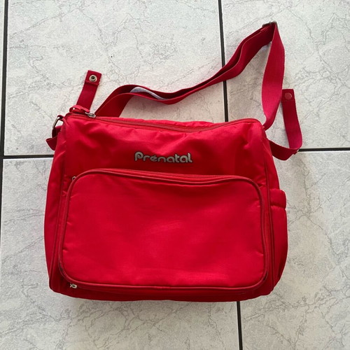 Prenatal stroller bag, red, large capacity