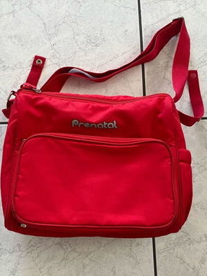 Prenatal stroller bag, red, large capacity