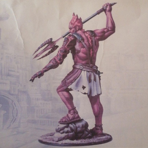 Conquest Miniatures City States Hephaestian giant figure like new