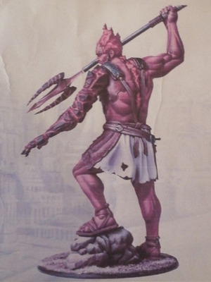 Conquest Miniatures City States Hephaestian giant figure like new