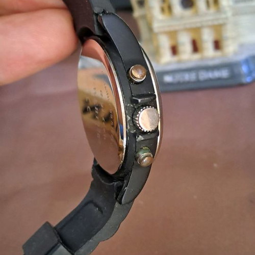 Magnum wristwatch used, men's black without strap