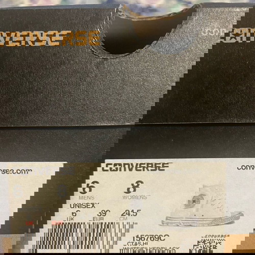 Converse λευκά ασημί!