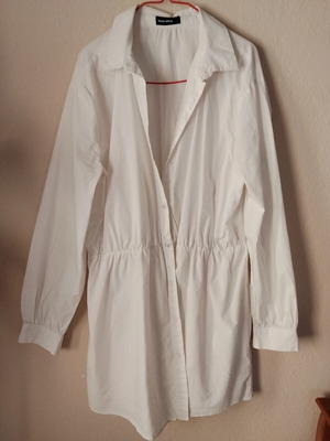 White long shirt dress Taily Weijl like new, size L