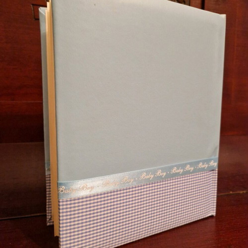 Princelino photo album for boy new with silver details
