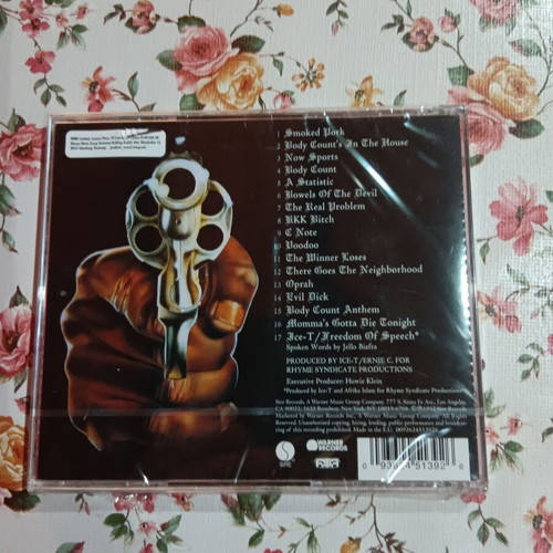 Body Count first album CD new, 1992 reissue