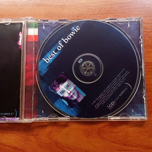David Bowie Best Of CD used, 1980s 1990s collection