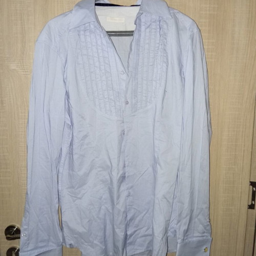 Ermanno Scervino shirt like new, blue, size XL