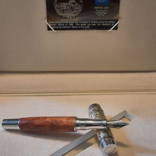 Olympic Games Athens 2004 Silver Pen New Limited Edition 051/108