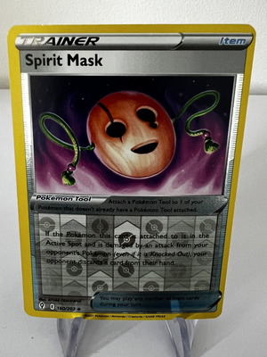Spirit Mask Pokemon κάρτα σαν καινούργια, Evolving Skies 160/203