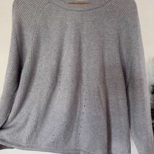 Massimo Dutti grey knit sweater size M