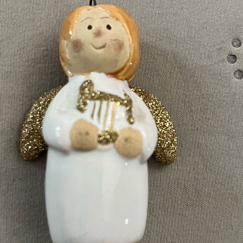 Angel used handmade decorative with glossy finish