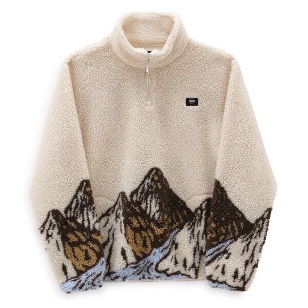 Vans MT Sherpa Quarter Zip Φούτερ Ανδρικό – Λευκό