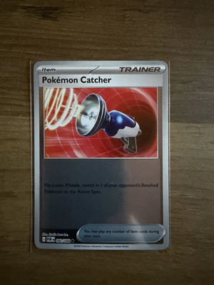 Pokémon Catcher Reverse Holo Trainer Card new