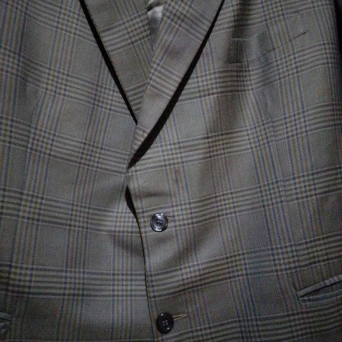 Men's winter jacket used M/L olive with brown