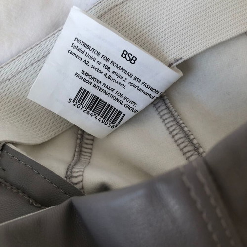 BSB gray leggings leather texture new no L