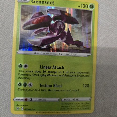 Genesect Holo card new