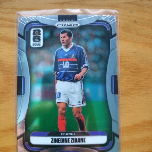 Panini Prizm Zinedine Zidane France World Cup 2026 card like new