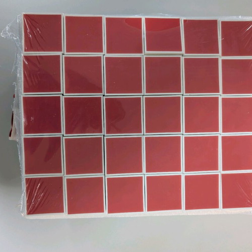 Red LED cubes 119 pieces 3x3 cm new