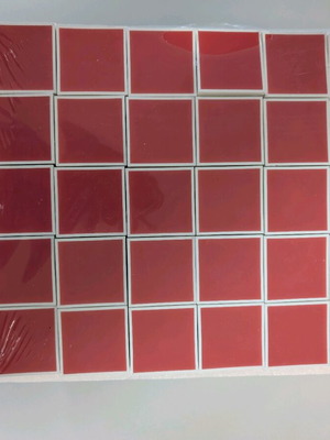 Red LED cubes 119 pieces 3x3 cm new