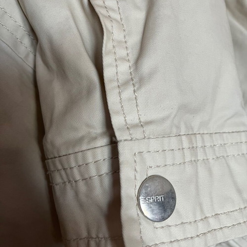 Esprit trench coat used, beige, size S with belt and hood