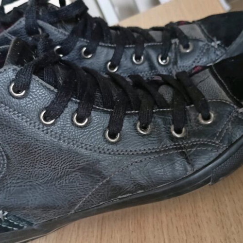 Lumberjack athletic shoes used, leather, men's size 42