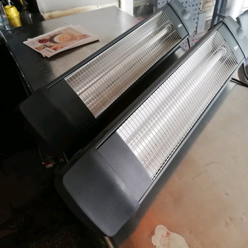 Halogen lamp heaters 3000w used, set of 2